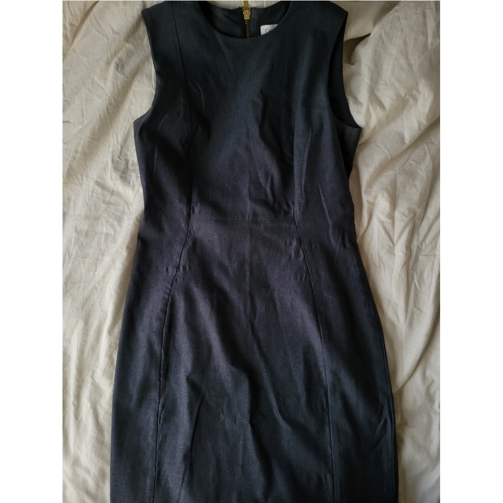 Navy office dress
